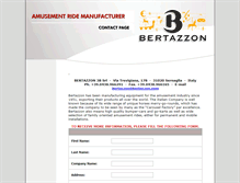 Tablet Screenshot of bertazzon.com